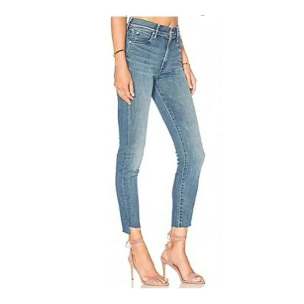Mother denim STUNNER ZIP ANKLE STEP FRAY Jeans waist 27